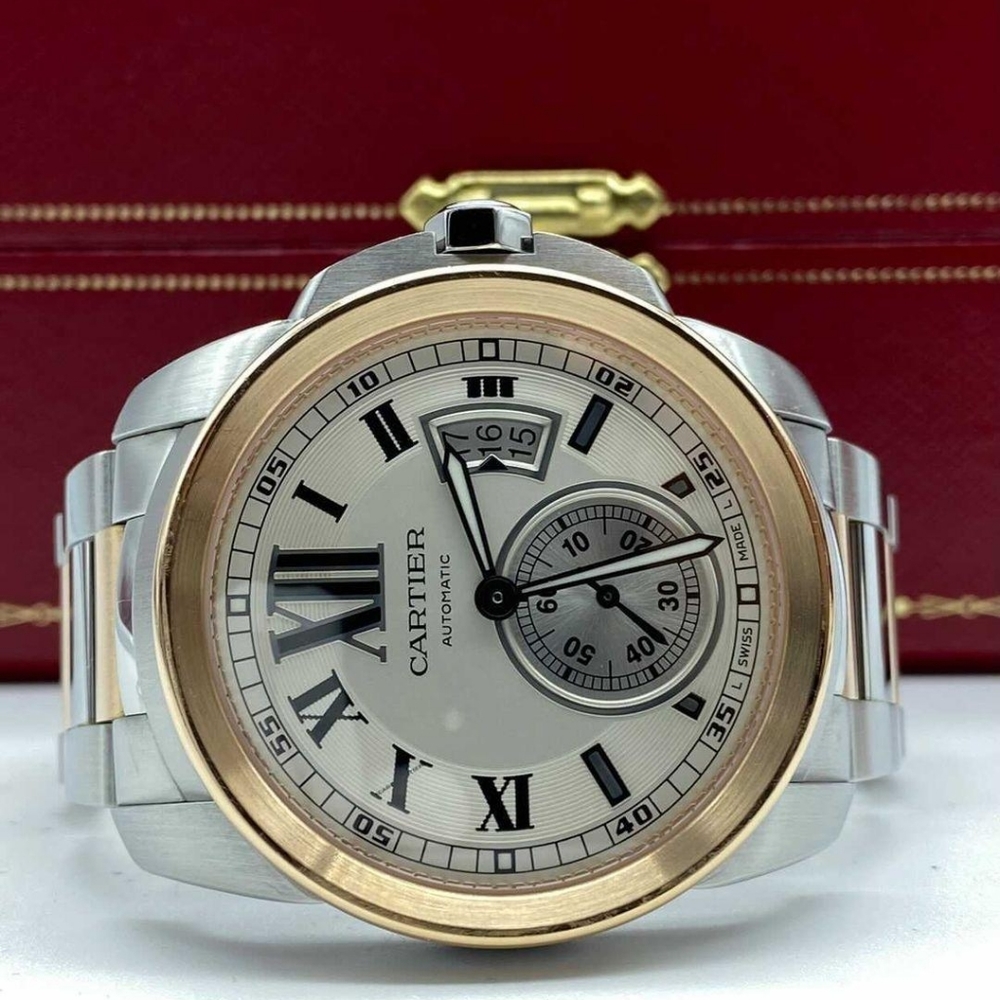 Calibre de Cartier 3389 18k Rose gold